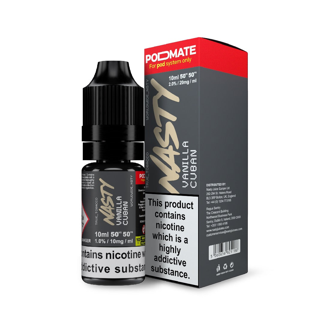 Nasty Juice Podmate Vanilla Cuban Nic Salt E Liquid