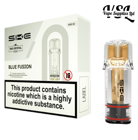 Blue Fusion Crystal Plus Pre-filled Pods by SKE