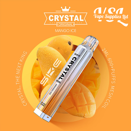 SKE Crystal Bar 600 Mango Ice Disposable Vape 20mg