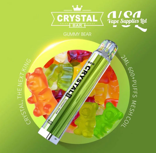 SKE Crystal Bar 600 Gummy Bear Disposable Vape 20mg