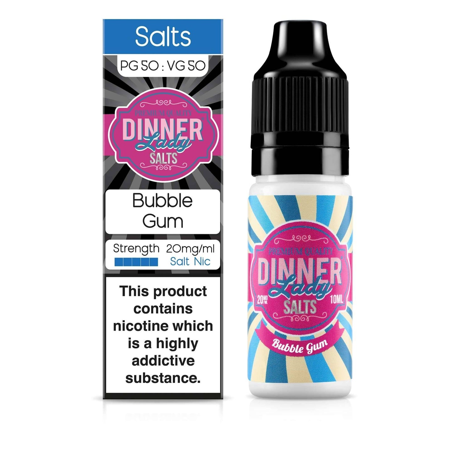 Dinner Lady - Bubblegum Nic Salt E-Liquid