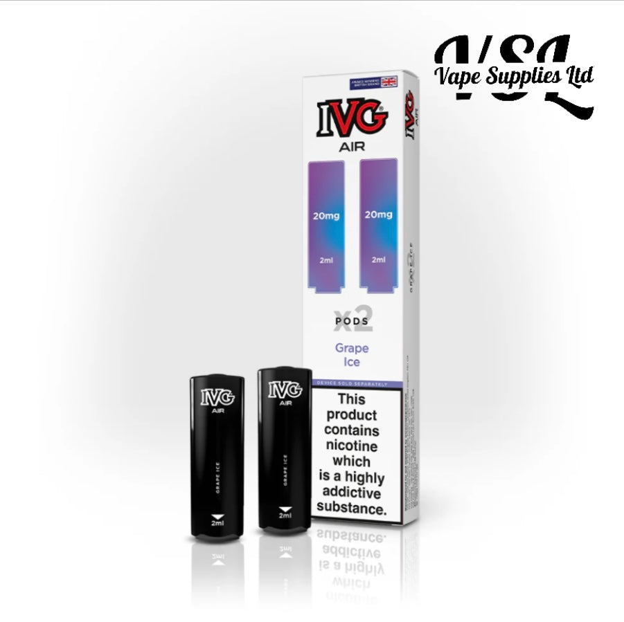 IVG Air POD's - Grape Ice - 20mg