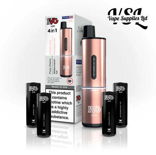 IVG AIR 4 IN 1 PINK STARTER KIT