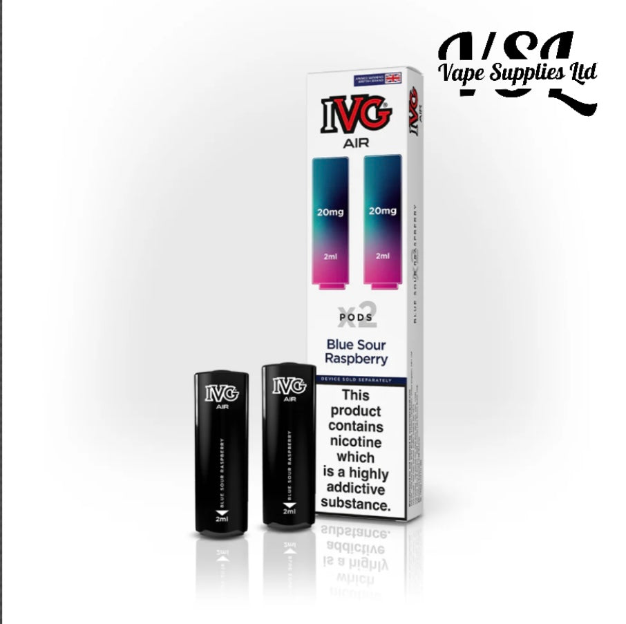 IVG Air POD's - Blue Sour Raspberry - 20mg