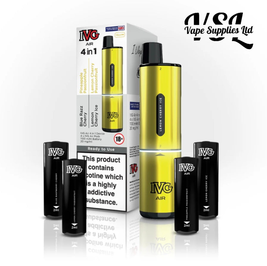 IVG AIR 4 IN 1 YELLOW STARTER KIT