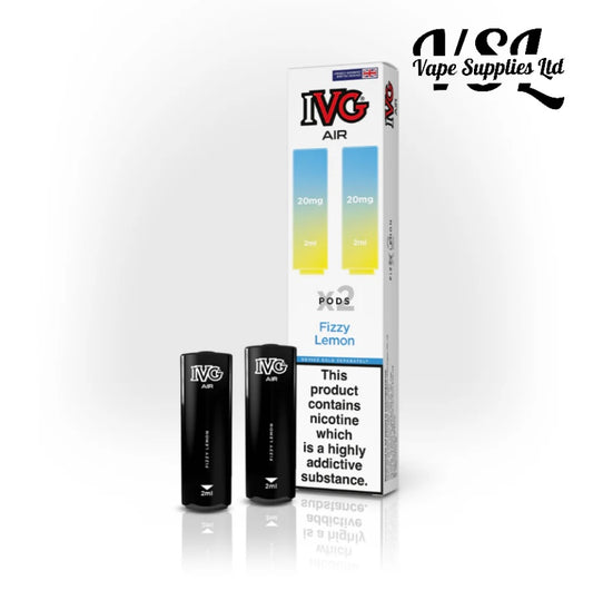 IVG Air POD's - Fizzy Lemon - 20mg