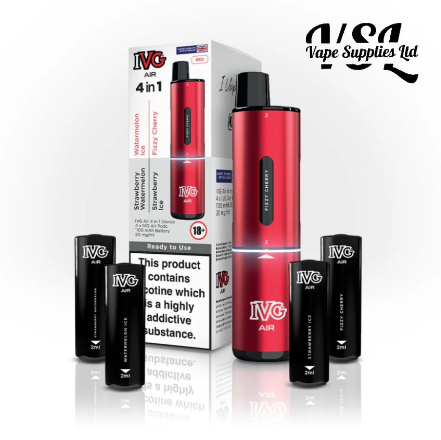 IVG AIR 4 IN 1 RED STARTER KIT