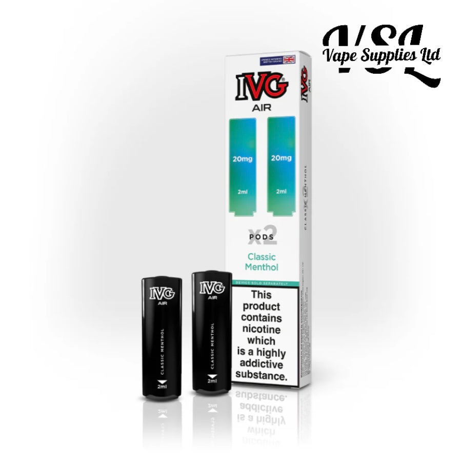 IVG Air POD's - Classic Menthol - 20mg