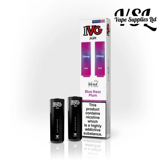 IVG Air POD's - Blue Razz Plum - 20mg