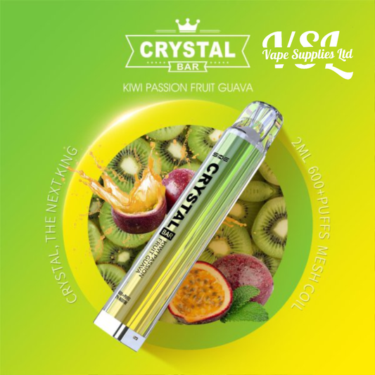 SKE Crystal Bar 600 Kiwi Passionfruit Guava Disposable Vape 20mg