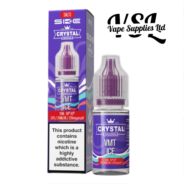 *NEW*IMPROVED FLAVOUR* SKE Crystal VMT (Vimbull) Nic Salts 10ml E-Liquid