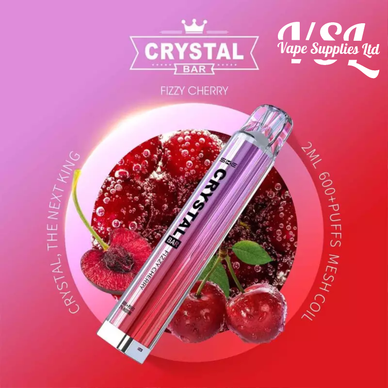 SKE Crystal Bar 600 Fizzy Cherry Disposable Vape 20mg