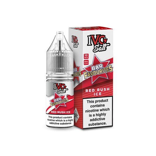 Red Rush Ice Nic Salt E-Liquid by IVG | Vape Supplies Aberdeenshire