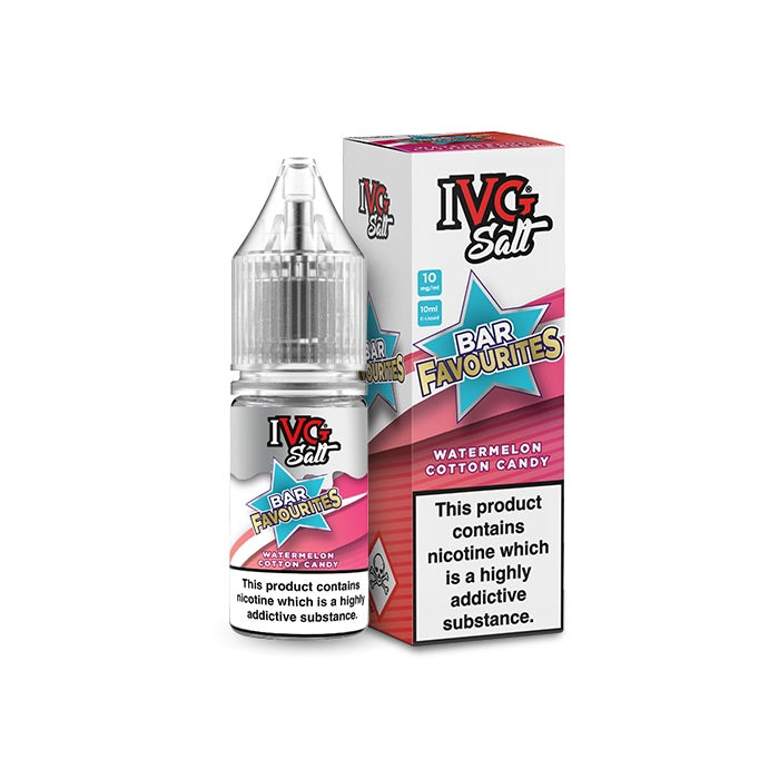 Watermelon Cotton Candy Nic Salt E-Liquid by IVG | Vape Supplies Aberdeenshire