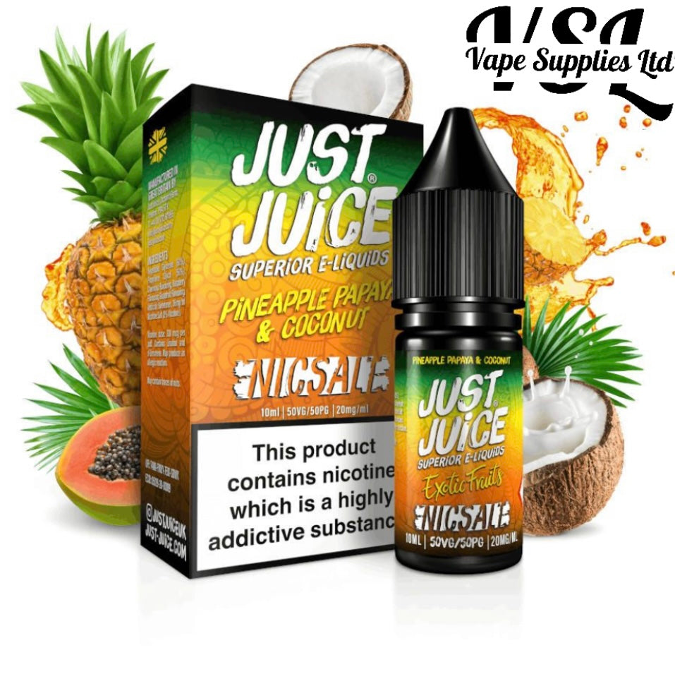 Just Juice - Pineapple Papaya & Coconut Nic Salt E-Liquid