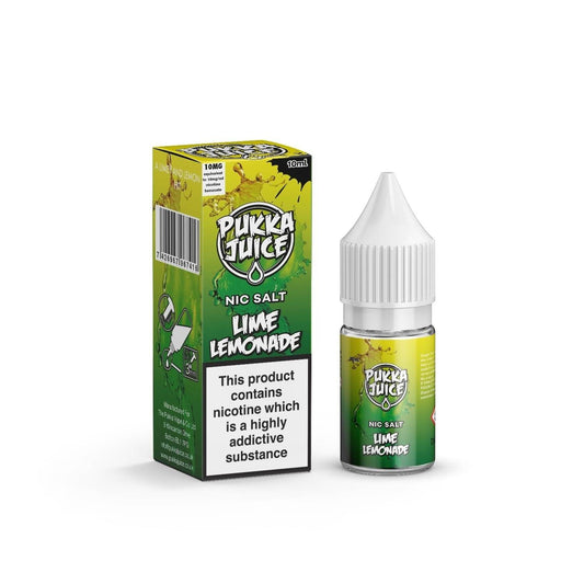 Lime Lemonade Nic Salt E-Liquid by Pukka Juice | Vape Supplies Aberdeenshire