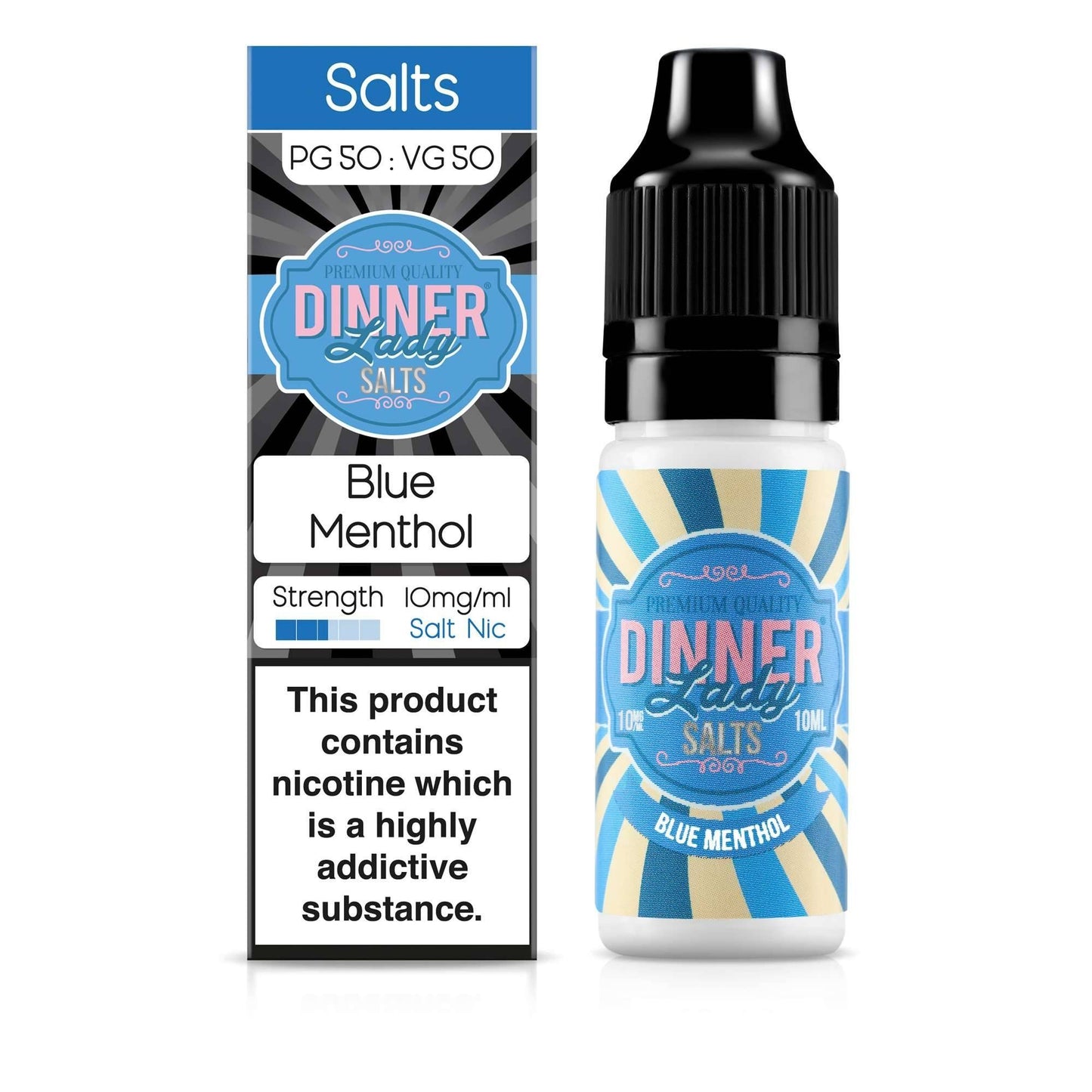 Dinner Lady - Blue Menthol Nic Salt E-Liquid