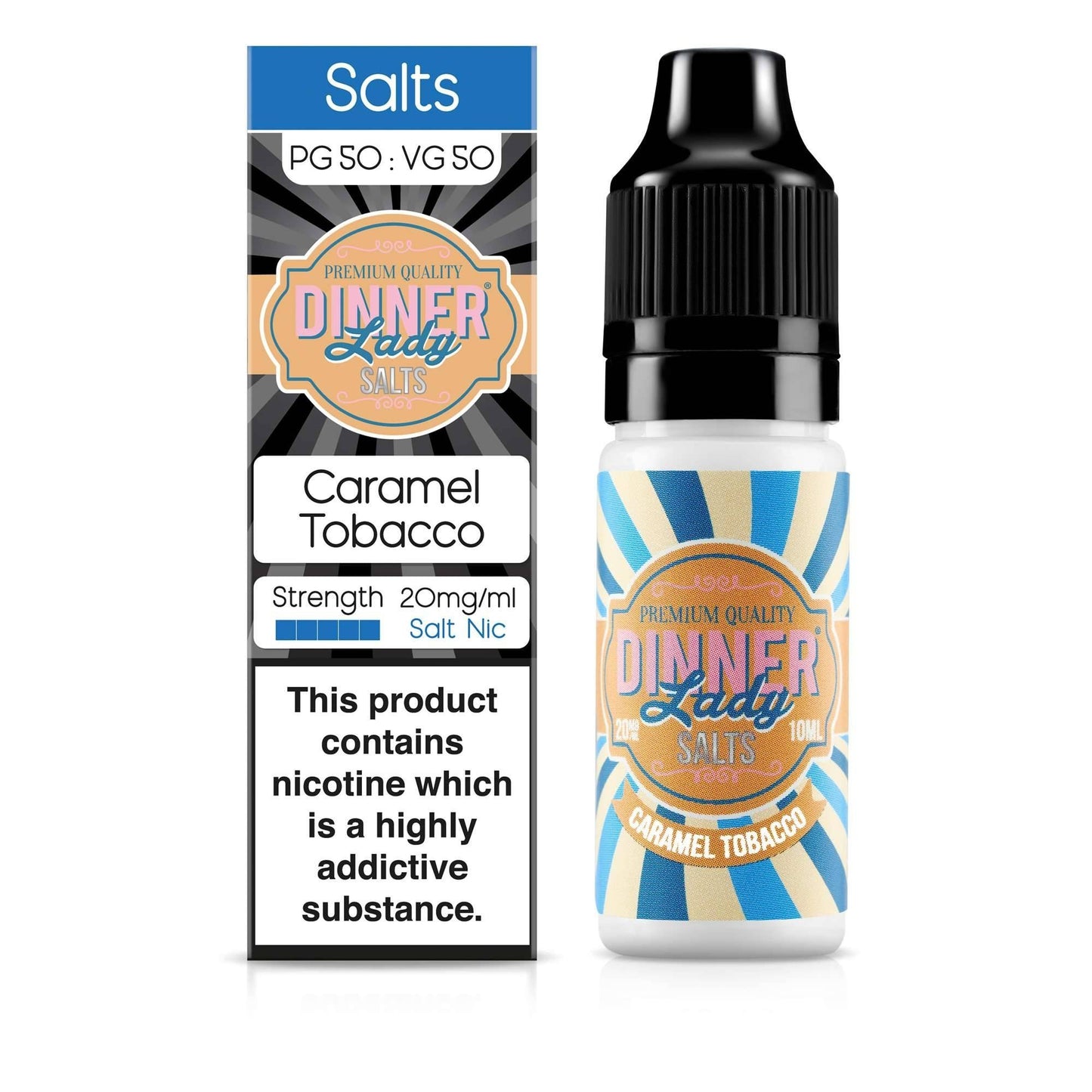 Dinner Lady - Caramel Tobacco Nic Salt E-Liquid