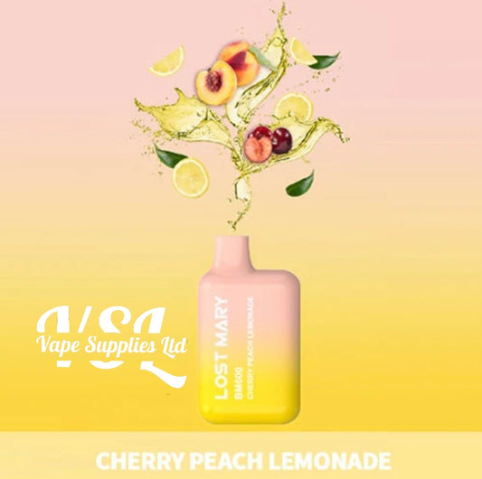 Lost Mary BM600 Disposable Vape Cherry Peach Lemonade 20MG